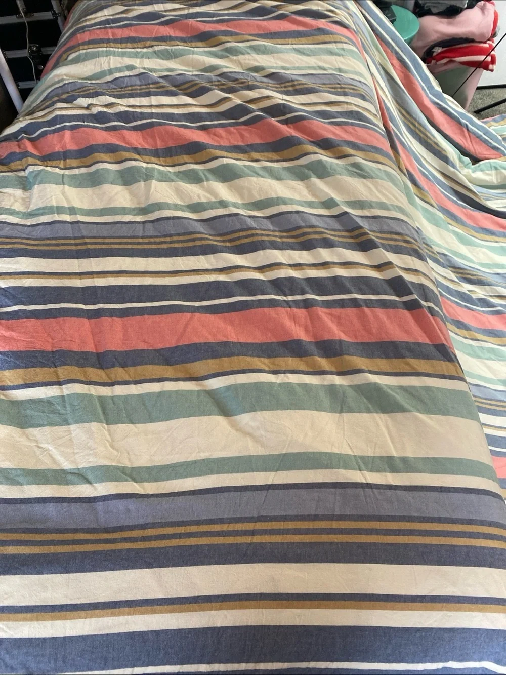 Pendleton Cascade Stripe Grand Canyon Striped King Comforter 1 Sham 100 Cotton